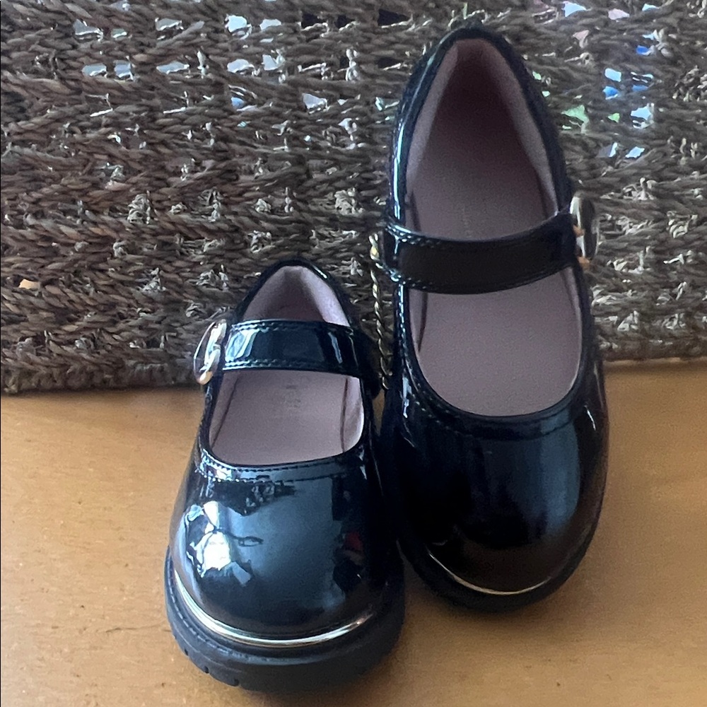 Pattern Leather Mary Jane Kids Shoe